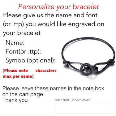 Stainless Steel Interlocking Customizable 'SELF-CONFIDENCE' Name Bracelet